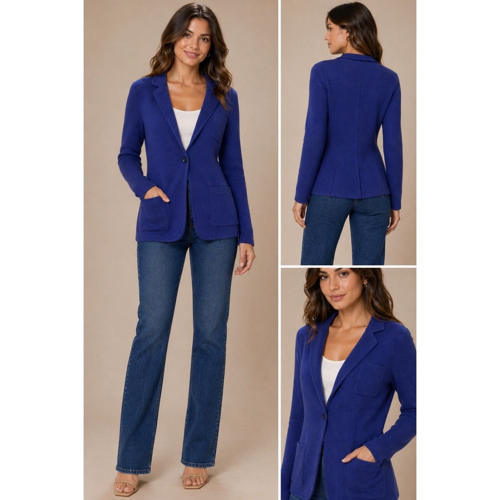 Audrey &‎ Grace Sweater, NWT, Medium , Button ,3 Pockets, Eggplant